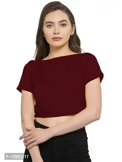 THE BLAZZE 1132 Women's Top (Small, Maroon)