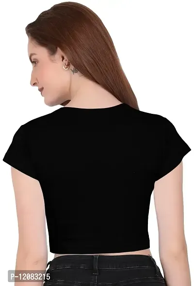 THE BLAZZE 1121 Tops for Women (2XL, Black)-thumb3