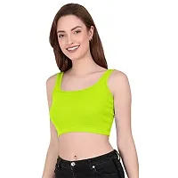 THE BLAZZE 1044 Women's Summer Basic Sexy Strappy Sleeveless Crop Top's(XS,Color_07)-thumb2