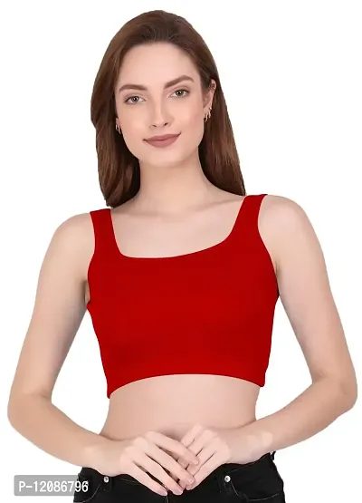 THE BLAZZE 1044 Women's Summer Basic Sexy Strappy Sleeveless Crop Top's (XX-Large, Color_1)