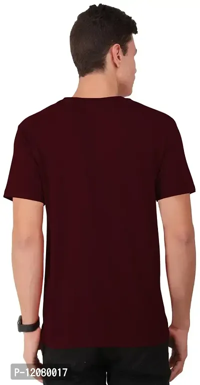 THE BLAZZE 0017 Men's Round Neck Half Sleeve Cotton T-Shirt for Men-thumb2