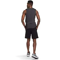 THE BLAZZE Men's Sleeveless T-Shirt Tank Top Gym Tank Stringer Vest for Men (XX-Large(44?/110cm - Chest), Dark Grey)-thumb1