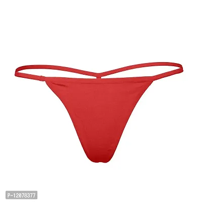 THE BLAZZE T Back Thong for Women Sexy Solid G-String T-String Sexy Lingerie Briefs Underpants-thumb0