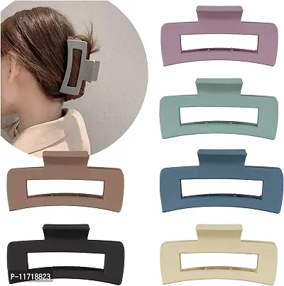 Minta Hair Claw Clips Strong Hold Rectangle Hair Claw 6 Pack