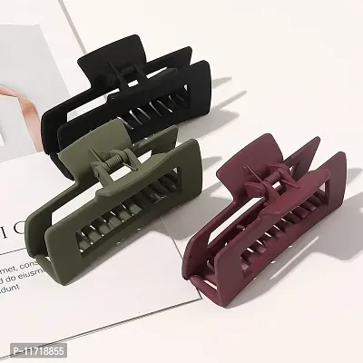 Minta Big Hair Claw Clips, Non-slip 5 Color Matte Finish-thumb2