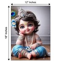 Religious Bal Krishna God Poster for Room-thumb3