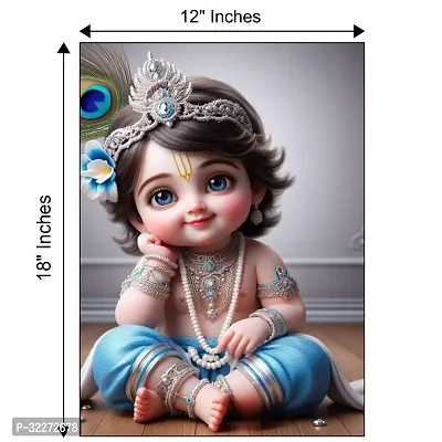 Religious Bal Krishna God Poster for Room-thumb4