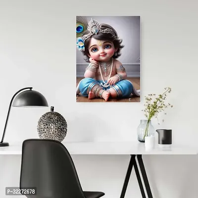 Religious Bal Krishna God Poster for Room-thumb3