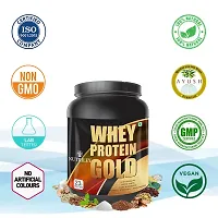 Nutriley Whey Protein Gold Powder Nutritional Supplement, Muscle Protein, Muscle Gainer, Body Gainer Protein, Muscle Gainer Protein, Whey Protein, Whey Protein 500 G Mango Flavour-thumb4