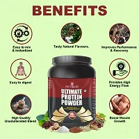 Nutriley Utimate Protein Powder, Ultimate Whey Protein Powder, Muscle Badhane Ke liye Protein, Ultimate Protein Supplement for Women, Stamina Badhane Ke Liye Supplement-500 G Elachi Flavour-thumb4