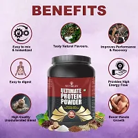 Nutriley Utimate Protein Powder, Ultimate Whey Protein Powder, Muscle Badhane Ke liye Protein, Ultimate Protein Supplement for Women, Stamina Badhane Ke Liye Supplement-500 G Chocolate Flavour-thumb1