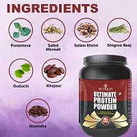 Nutriley Utimate Protein Powder, Ultimate Whey Protein Powder, Muscle Badhane Ke liye Protein, Ultimate Protein Supplement for Women, Stamina Badhane Ke Liye Supplement-500 G Chocolate Flavour-thumb2