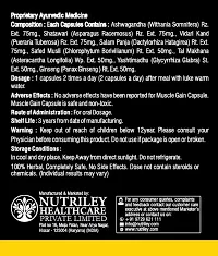 Nutriley Muscle Gainer Capsule, Energy  Stamina Support Muscle Gain Capsules (60 Capsules)-thumb2