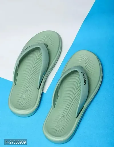 Elegant Green EVA Slippers For Women-thumb0