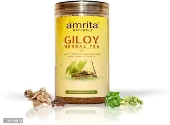 Amrita Giloy01 Lemon Herbal Tea Plastic Bottle(500 G)