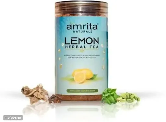 Amrita Lemon Tea 500Gms Lemon Herbal Tea Plastic Bottle(500 G)