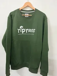 Stylish Green Cotton Sweatshirts For Men-thumb2