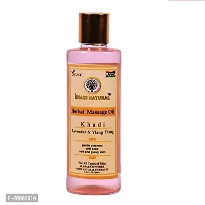 Khadi natural herbal Massage oil men women, 210 ml-thumb0