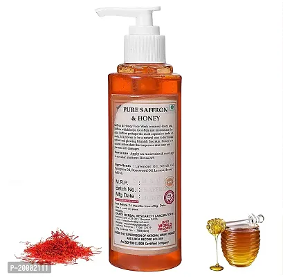 KHADI NATURAL Herbal Natural Herbal Face wash with saffron and honey, 210 ml-thumb3