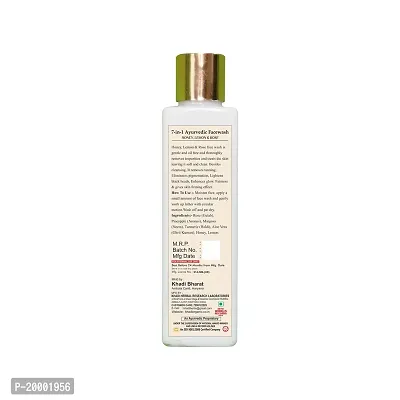 KHADI ORGANIC 100% NATURAL AYURVEDIC HERBAL 7-in-1-AYURVEDIC - FACE WASH, SLS and Paraben Free 210 ML-thumb2