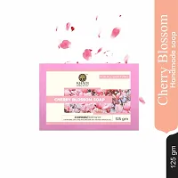 Khadi Organic Cherry Blossom Soap 125g - Natural Handmade Soap for Nourishing and Refreshing Skin (Pack 7, 125G)-thumb1