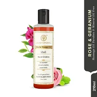 Khadi Natural Ayurvedic Rose Geranium Massage Oil 210ml|Calm senses|Anti-inflammatory properties| Treats minor skin irritation|Paraben and Mineral Oil Free|Suitable for All Skin Types (Pack 1, 210ML)-thumb3