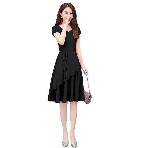 Fancy Crepe Dress for Women