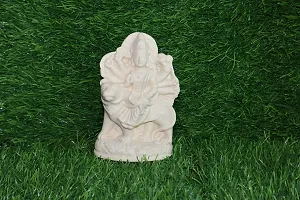 Salvus APP SOLUTIONS Handmade Marble Dust God Maa Durga Statue for Home-Office Decor & Gift Item (4.5 Inches, White)-thumb3