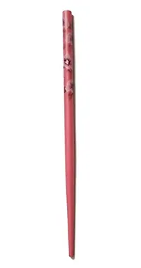 Salvus APP SOLUTIONS Handmade Pink Wooden Leaf Design Hair Stick/Juda Pin for Women  Girls-thumb2
