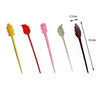Salvus App SOLUTIONS Marble Made Multicolor Hair Stick Set Hair Stick for Girls-thumb3