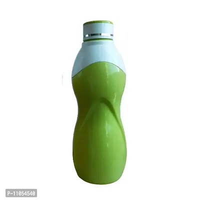 Salvus App Solutions Designed Plastic Green Color Water Bottles for Fridge, Home, Gym, Schools, Unbreakable  Leakproof, 1 Piece (10.5X3 INCH)-thumb3