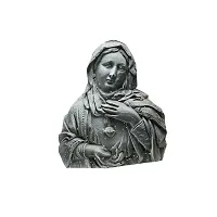 Salvus APP SOLUTIONS Antique Polyresin Mother Mary Idol/Statue for Home, Office Decor & Car Dashboard Idol (2 Inch)-thumb3