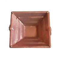 Salvus APP SOLUTIONS Traditional Square Shape Copper Hawan Kund/Bedi With Handle for Pooja, Home & Temple (Brown_7 Inch)-thumb4