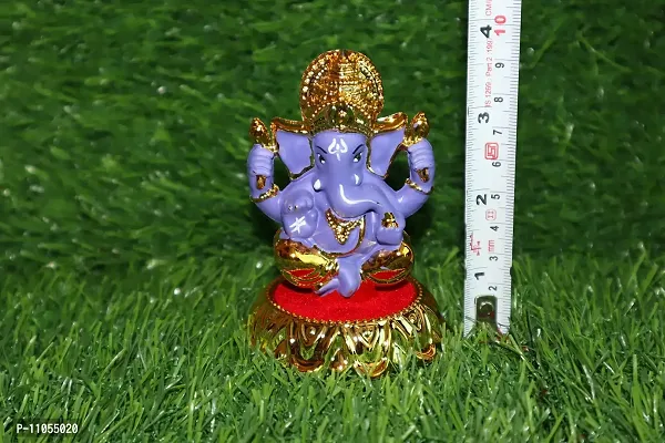 Salvus APP SOLUTIONS Beautiful Lord Ganesh/Ganpati Statue for Table, Home-Office & Car Dashboard (3 Inch)-thumb5
