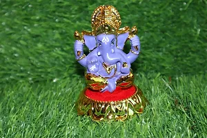 Salvus APP SOLUTIONS Beautiful Lord Ganesh/Ganpati Statue for Table, Home-Office & Car Dashboard (3 Inch)-thumb2