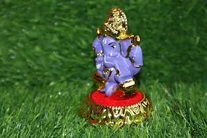 Salvus APP SOLUTIONS Beautiful Lord Ganesh/Ganpati Statue for Table, Home-Office & Car Dashboard (3 Inch)-thumb1
