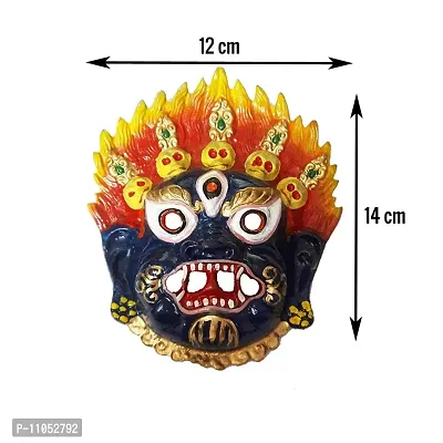 Salvus APP SOLUTIONS Metal Decorative Bhoot Face Nazar Battu Wall Hanging for Home-Office  Wall Decor (14 x 12 x 2 cm, Multicolour)-thumb5