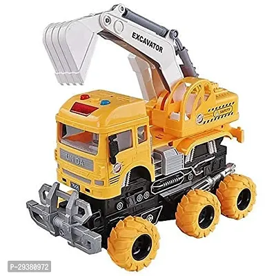 Excavator Bulldozer Truck Toy  for Kids-thumb0