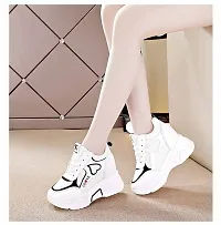 White Love Sneakers for girls and womens-thumb1