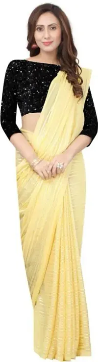 Classic Art Silk Embellished Saree with Blouse piece-thumb2