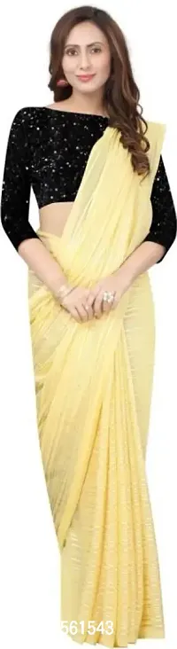 Classic Art Silk Embellished Saree with Blouse piece-thumb3