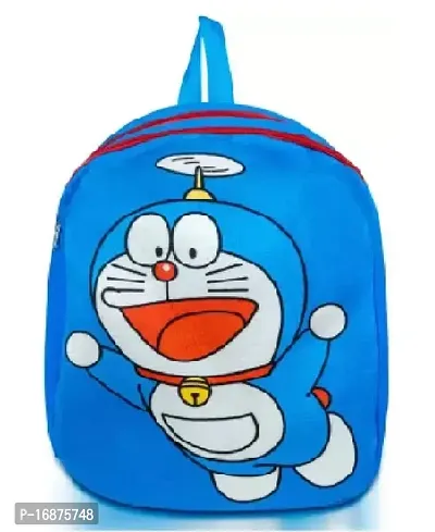 Maaya Doraemon Cartoon Kids School Bag Beautiful backpack (Blue)-thumb0