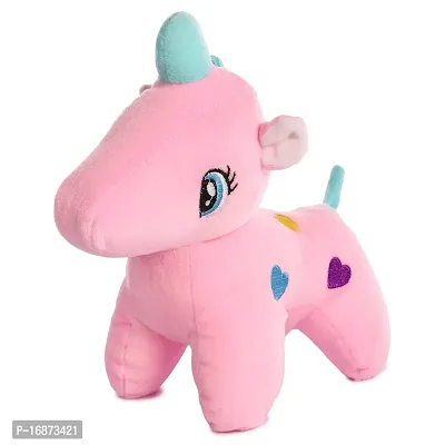 Maaya Cute Unicorn Soft Toy, stuffy Toys- 25 cm, Pink-thumb0