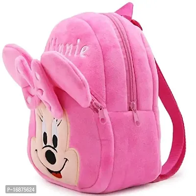 Maaya cute minnie preschool kids bag beautiful backpack (Color:Pink)
