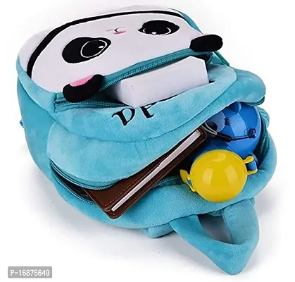 Maaya cute panda preschool kids bag beautiful backpack, Blue-thumb4