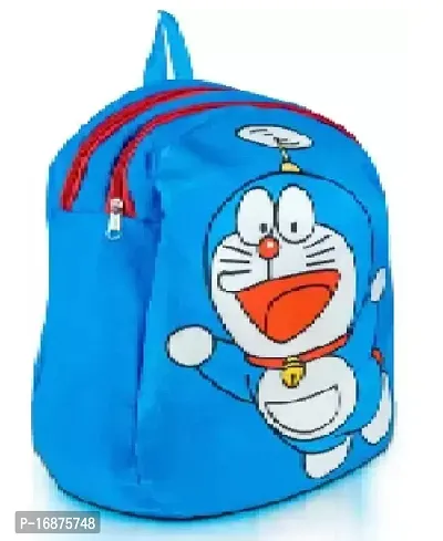 Maaya Doraemon Cartoon Kids School Bag Beautiful backpack (Blue)-thumb3