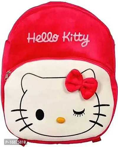 Maaya Hello Kitty preschool kids bag beautiful backpack (Color:Red)