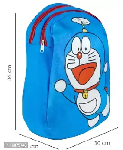 Maaya Doraemon Cartoon Kids School Bag Beautiful backpack (Blue)-thumb5
