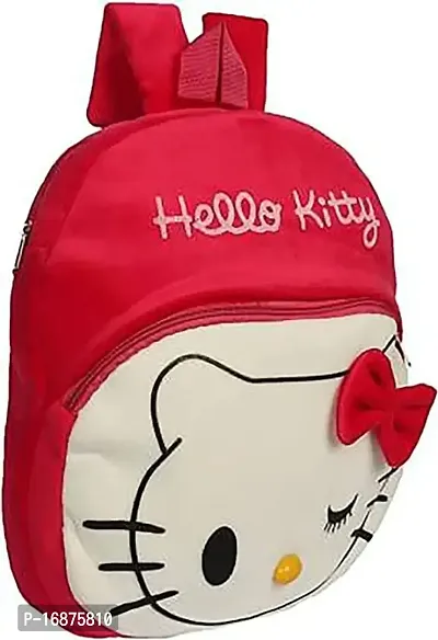 Maaya Hello Kitty preschool kids bag beautiful backpack (Color:Red)-thumb2