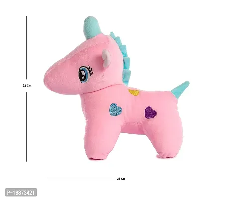 Maaya Cute Unicorn Soft Toy, stuffy Toys- 25 cm, Pink-thumb3